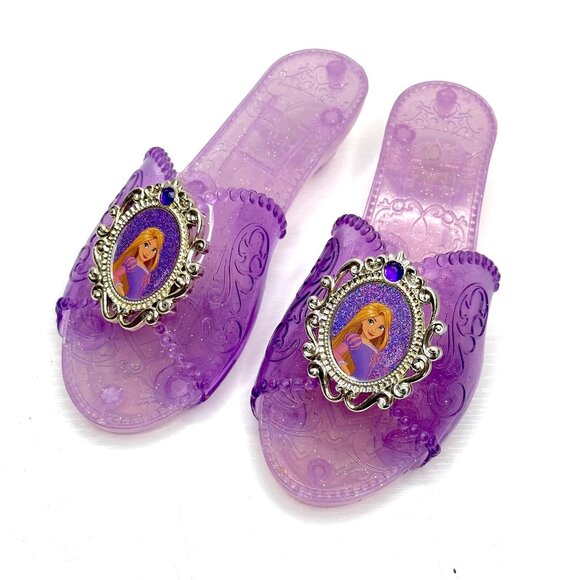 Jakks Pacific Disney Princess Rapunzel Pretend Play Dress Up Costume Shoes 7" - Picture 1 of 8